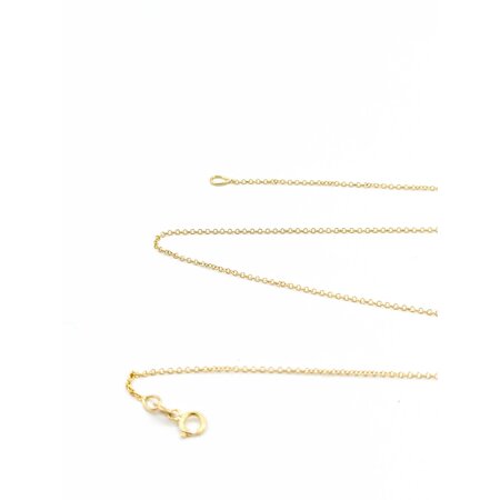 Necklace Chain Link 14ky 1.1mm 16" 1.1g 125040042