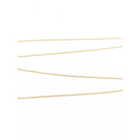 Necklace Chain Link 14ky 1.1mm 16" 1.1g 125040042