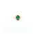 Ring .25ctw Round Diamonds 1.10ct Emerald 14ky Sz7 3.58g 225040059