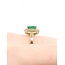 Ring .25ctw Round Diamonds 1.10ct Emerald 14ky Sz7 3.58g 225040059