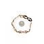 Bracelet Fancy Link .50ct Blue Zircon 10kr 7x.5" 7.7g 225040110