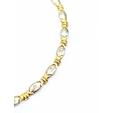 Necklace Vintage 1980's .25ctw Round Diamonds 14ktt 6.5mm 17" 37.42g 225040127