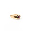 Ring Solitaire .15ct Ruby 14ky 7mm Sz6 2.4g 225040090