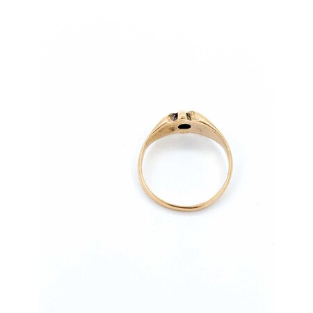 Ring Solitaire .15ct Ruby 14ky 7mm Sz6 2.4g 225040090