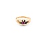 Ring Solitaire .15ct Ruby 14ky 7mm Sz6 2.4g 225040090