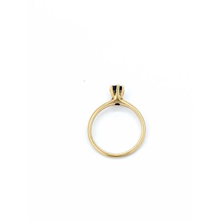 Ring Solitaire .30ct Sapphire 14ky 2.15mm Sz5.25 1.8g 225040087