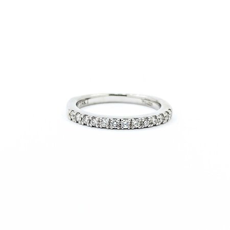 Ring Band .20ctw Round Diamonds 14kw Sz3.5 2.06g 225040056
