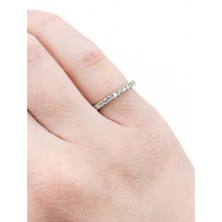 Ring Band .20ctw Round Diamonds 14kw Sz3.5 2.06g 225040056