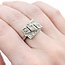 Ring Milgrain .36ctw Old Euro Cut Diamonds 14kw 15.5x11.5mm Sz6.75 5g 225040076