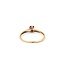 Ring Solitaire .41ct Ruby 14ky 2.1mm Sz8 2.1g 225040093