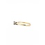 Ring Solitaire .25ctw Mine Cut Diamond 14ky 1.7mm Sz6 1.6g 125040045