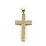 Pendant Pave Cross .24ctw Round Diamonds 14ky 1.8x0.9" 4g 125040035