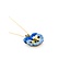 Pendant Pansy 2.7mm Pearl 14ky 18x15.5mm 4 125040050