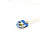 Pendant Pansy 2.7mm Pearl 14ky 18x15.5mm 4 125040050