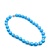 Necklace 1.50ctw Round Diamonds Strung Diamond Rondelles Turquoise Beads 18kw 17" 14mm 224032250