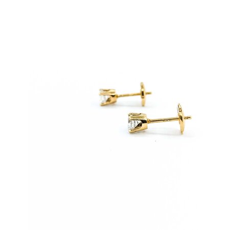 Earrings Stud .40ctw Round Diamonds 14ky 1.82g 225040132
