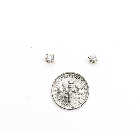 Earrings Stud .40ctw Round Diamonds 14ky 1.82g 225040132
