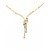Necklace Vintage .08ctw Round Diamonds 14ky 17" 12.54g 225040125
