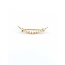 Brooch Crecent Moon Seed Pearls 14ky 33x8 1.66g 225040060