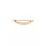 Brooch Crecent Moon Seed Pearls 14ky 33x8 1.66g 225040060