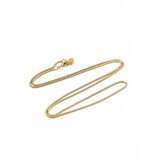  Necklace Snake Link 14ky 1.2mm 19" 4.9g 125040038