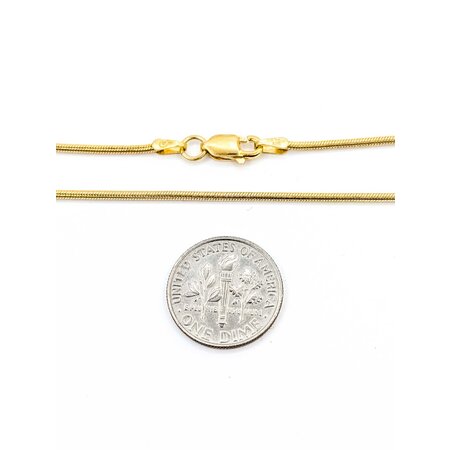 Necklace Snake Link 14ky 1.5mm 20" 9.1g 125040037