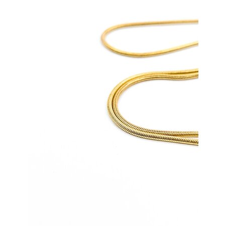 Necklace Snake Link 14ky 1.5mm 20" 9.1g 125040037