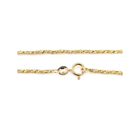 Necklace Twist Rope 14ky 2mm 18" 4.72g 225040063