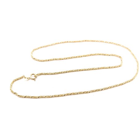 Necklace Twist Rope 14ky 2mm 18" 4.72g 225040063