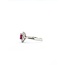Ring Halo .31ctw Round Diamonds .72ct Ruby 900pt 10mm sz5.5 4.4g 125040062