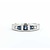 Ring Channel Set .27ctw Round & Baguette Diamonds .33ctw Color Changing Alexandrite 900pt 5mm Sz7.25 9g 125040059