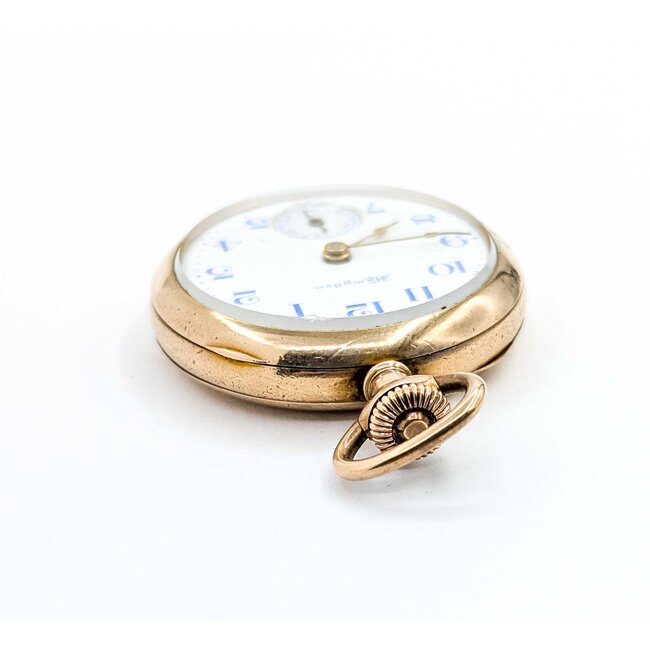 Pocket Watch Hampden 1909 Blue Numerals 225040146