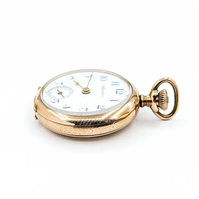 Pocket Watch Hampden 1909 Blue Numerals 225040146