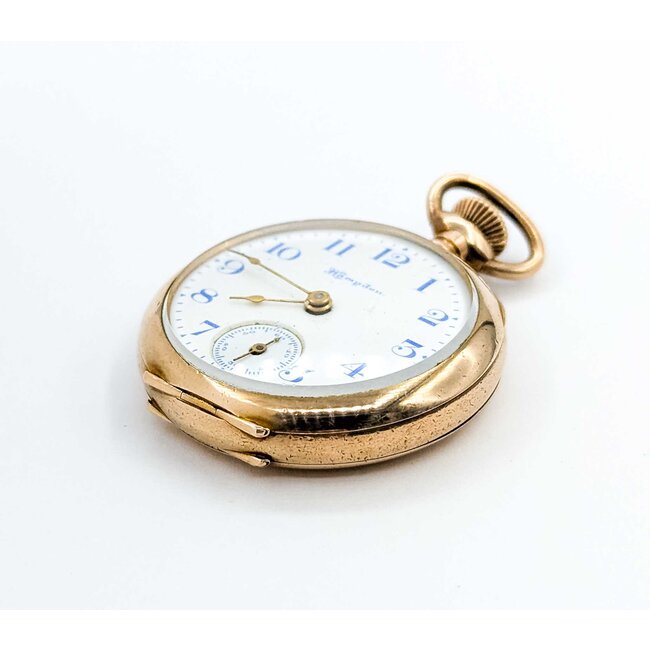 Pocket Watch Hampden 1909 Blue Numerals 225040146