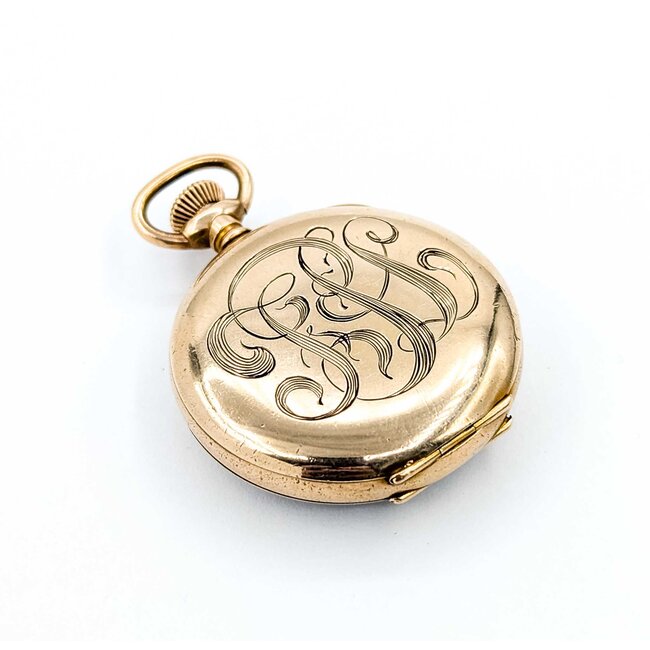 Pocket Watch Hampden 1909 Blue Numerals 225040146