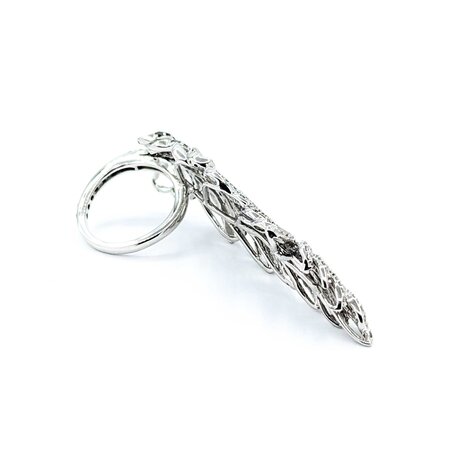 Ring Feather Wrap 2.38ctw Round Diamonds 18kw 2.6x.75" Sz6 16g 125040061