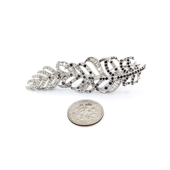 Ring Feather Wrap 2.38ctw Round Diamonds 18kw 2.6x.75" Sz6 16g 125040061