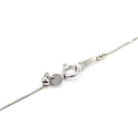 Pendant Solitaire 1.04ct Round Diamond 850pt .6mm 15-17" 2.2g 125040051