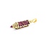 Pendant Crayon .16ctw Round Diamonds 1.75ctw Ruby 18ky .4x.25" 3.9g 125040052