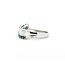 Ring Modern, Channel Set .60ctw Baguette Diamonds .43ctw Emerald 900pt 6.8mm Sz4.75 5.59g 125040033