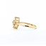 Ring Cocktail .33ctw Round/Baguette Diamonds 14ky Sz8 2.66g 225050012