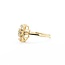 Ring Cocktail .33ctw Round/Baguette Diamonds 14ky Sz8 2.66g 225050012