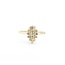 Ring Cocktail .33ctw Round/Baguette Diamonds 14ky Sz8 2.66g 225050012