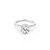 Ring Engagement .80ctw Round Lab Grown Diamond 14kw Sz3.5 2.81g 225040057