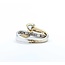 Ring Burnished .02ctw Round Diamonds 3mm Tanzanite 10ktt Sz6.5 3.41g 225050013
