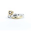 Ring Burnished .02ctw Round Diamonds 3mm Tanzanite 10ktt Sz6.5 3.41g 225050013