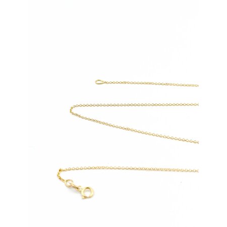 Necklace Chain Link 14ky 1.1mm 16" 1.1g 125040042