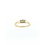 Ring 3-Stone .16ctw Old Euro Cut Diamonds 18ky 1.6mm Sz5 1.9g 125040046
