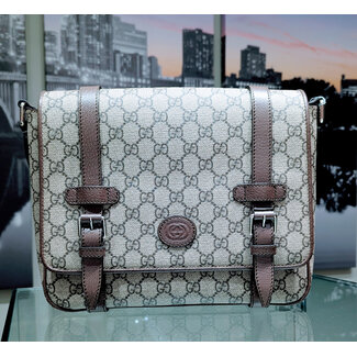 Crossbody Gucci GG Supreme Messenger Canvas 125050050