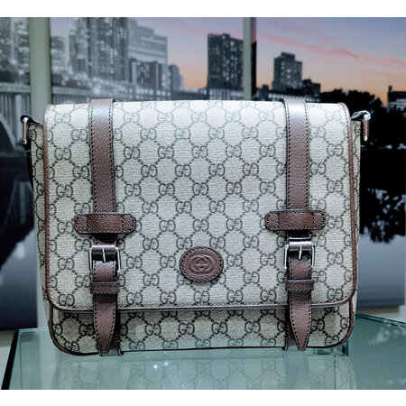 Crossbody Gucci GG Supreme Messenger Canvas 125050050